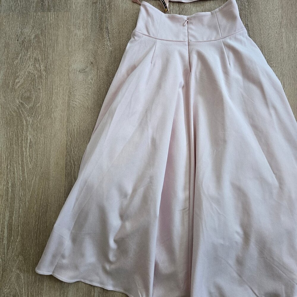 House of CB Pabla Bralette Top & Rita Midi Skirt Set Pink Small New With Tags - Picture 12 of 16
